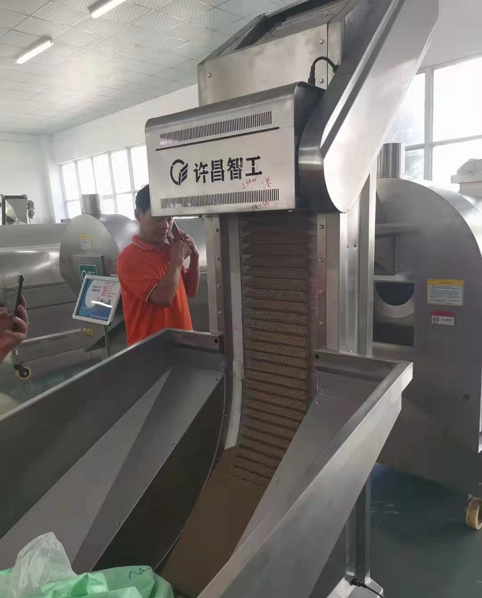 流水線電磁炒貨機
